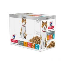 Hills - Science Plan Cat Young Adult Pouch Mixed Sterilised 12 x 85g - 18037