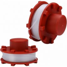 Dpzo - Hilo de bobina para Einhell ge-ct 36/30 Li e solo agillo 36/255 bl agillo 18/200 3405096 Repuestos para recortadora (2 piezas)