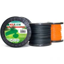 Kuril - Hilo de nylon Trenzado para desbrozadora. Medidas: 2,7mmx169m