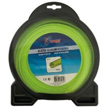 Kawapower - Hilo De Nylon Para Desbrozadoras Hexagonal 4MM 32MT