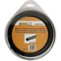 Bricoferr - Hilo Desbrozadora Nylon Perfil , Diente De Sierra 3 mm x 56 metros