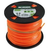Ironside - Hilo nilon cuadrado ø 3,0 mm 84 m amarillo o naranja