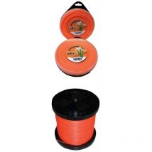 AGP - Hilo Nylon Cuadrado Profesional mm. 3,3 por 39 metros. para Desbrozadora.