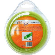 Bricoferr - Hilo Para Desbrozadora (3 mm x 15 metros, hexagonal)