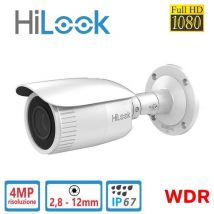 Hilook - Telecamera ip Motorizzata 4MP 2.8-12mm IP67 H.265+ wdr