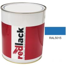Redlack - Himmelblaue Farbe ral 5015 Mehrflächenfarbe glänzend 3L