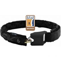 Lite wearable chain lock 6MM x 75CM - waist 24-44 inches (bronze sold secure): black 6MM x 75CM - HLLT1AB - Hiplok