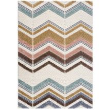 Böhmen - hippie 01 - Tapis à poils longs et relief Multicolore (160x230cm)