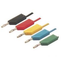 Hirschmann - Velleman - Medida interior de 4 mm a 100 cm - rojo (mln-sil 10/1)