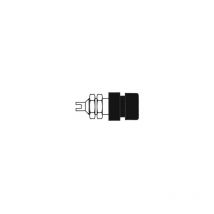 Douille standard 4MM isolee - noir (bil 20) velleman HM2401