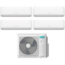 Hisense - cuatro split inverter aire acondicionado hi-comfort serie 7+7+7 con 4amw81u4raa r-32 wi-fi integrado 7000+7000+7000 - nuevo