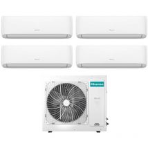 hisense cuatro split inverter aire acondicionado hi-comfort serie 7+7+9+9 con 4amw81u4raa r-32 wi-fi integrado 7000+7000+9000 - nuevo