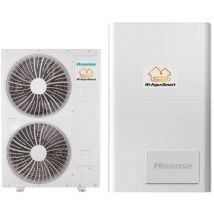 Hisense - Hi-AquaSmart AHM-160UXCSAPA3 + AHW-160UCSEP R-410 Luft-Wasser-Split-Wärmepumpe mit Steuerung im Lieferumfang