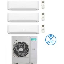 Hisense Hi Comfort Wifi R32 Trial Split Inverter 7000 + 7000 + 18000 Btu Klimaanlage Mit E.u. 5amw105u4rqc Klasse A++/a+