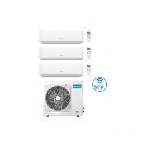 Hisense Hi Comfort Wifi R32 Trial Split Inverter-Klimaanlage 9000 + 9000 + 9000 BTU mit EU. 3AMW72U4RJC Klasse A++/A+