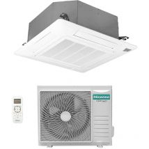 Inverter cassette air conditioner turbo 24000 btu act71ur4rjc8 + auw71u4rk8 r-32 wi-fi optional class a++/a++ avec télécommande et panneau inclus