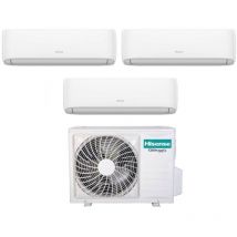 Hisense - Trial Split Inverter Klimagerät Serie hi-comfort 7+9+12 mit 3AMW72U4RFA R-32 Wi-Fi Integrated 7000+9000+12000 - Neu
