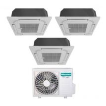 Hisense - Trial Split-Kassetten-Klimagerät 9+12+12 mit 3AMW72U4RFA R-32 Wi-Fi Optional 9000+12000 - Neu