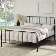 Hitchin Black Metal Industrial Bed Frame