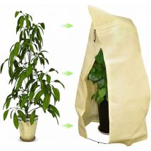 Hivernage pour Plantes, Housse de Plante, Housse de Protection pour Plante Non Tissée Protection Contre Le Gel des Plantes en Pots et Rosiers (120 x