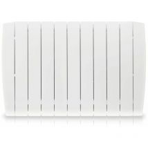 HJM Emisor Térmico de Fluido Bajo Consumo INDALS 1500, Programación 24/7, Funciones Ahorro, Turbo Programable, 1500W, Blanco