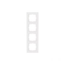 407129005 HK07 lot de 5 cadres de finition 4 prises blanc pur - Kopp