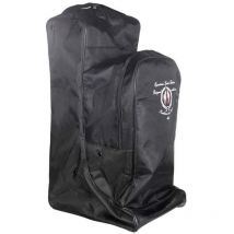 HKM - sports equipment Stiefeltasche mit Helmfach, Stivali da cavallerizzi Donna, Nero, Taglia Unica