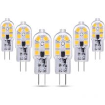 Héloise - Ampoule G4 led 12V 2W Blanc Chaud 3000K, 200lm, Équivalent Lampe Halogène G4 10W 20W, non-dimmable, Bi-pin G4 12V led ac dc pour Lustre,