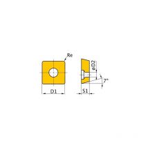 Optimum - 3441756 Schneiden von Plaquitas n. 61, SNMG120408