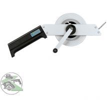 Gabelbandmass GM50B 50m Rahmenbandmaß für Senklotmessung mit langem Aufrollgriff