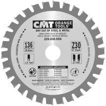 226.030.05H kreissägeblat für metalle 136.5X1.5/1.2X20 Z=30 fwf