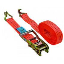 Hm Müllner Zurrgurt 8 m 2-teilig Spitzhaken Breite 50mm Länge 7,5m + 0,5m R202G