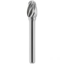 Fervi - hm ovale Aluminium-Rotationsfeile 10x16 mm Schaft 6 e10al6