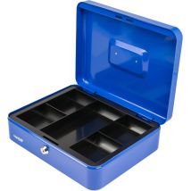 Hmf - 10130-05 Geldkassette Münzeinsatz, 30 X 24 X 9 Cm, Blau