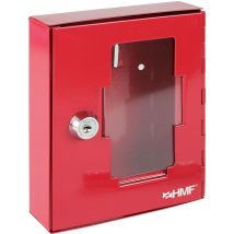 HMF - 1020-03 Notschlüsselkasten, 15 x 12 x 4 cm, ral 3001 Signalrot