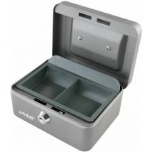 HMF - 10215-09 Geldkassette Münzeinsatz, 15 x 12 x 8 cm, silber