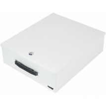 HMF - 142-07 Dokumentenkassette xl Din A4, Ordner B4 Format, 39,5 x 32,5 x 12 cm, lichtgrau