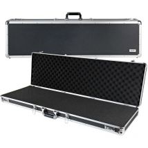 HMF 14405-02 Alu Waffenkoffer, Gewehrkoffer, Zahlenschloss, Rasterschaumstoff, 117 x 36 x 12 cm