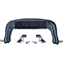 14972-02 Koffergriff 2er Set, 19 x 7 cm, schwarz - HMF
