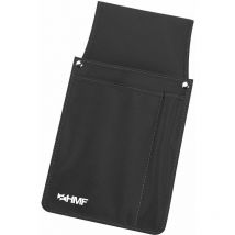 HMF - 48841-11 Kellnertaschen Halfter, Holster, Gürteltasche für Portemonnaies, 14 x 26 x 5,5 cm, schwarz