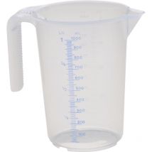 Hünersdorff - Pichet doseur 1000 ml polypropylène transparent D117xH165 mm poignée ouverte