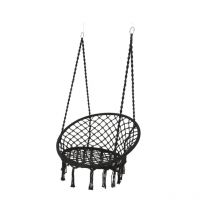 Hängestuhl Schaukelstuhl ø 82 cm rund Fransenstuhl Gartenschaukel Hängesessel