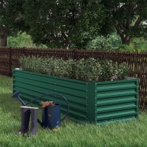Hochbeet , Grün, 270 x 90 cm Ok-living