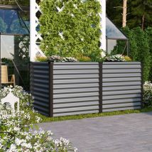 Vitavia - Hochbeet 'linus 858', Granit/ Schwarz, 188 X 96 X 86 Cm (l X B X H)