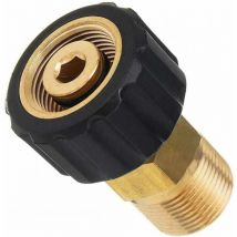 Ymyny - Hochdruckreiniger-Anschluss, M22 x 15 mm Innengewinde auf M22 x 14 mm Außengewinde, Schnellverschluss-Hochdruckreiniger-Adapter Teile
