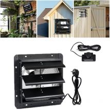 Hochgeschwindigkeitslüfter, Haushaltslüfter, Fensterlüfter,drehknopf-drehzahlregelung, Garagenlüfter, 1700 U/min, 51 Db (38 Cm)