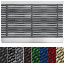 CASA PURA – Hochleistungsmatte Profi Brush – Aluminiumfußmatte mit Nylonborsten – 60x90 cm – rostfrei, rutschhemmend, UV-beständig