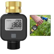 Hochpräziser Wasserdurchflussmesser — Misst Wasserverbrauch Und Durchflussrate — 3/4-zoll-gewinde — Geeignet Für Gartenschläuche Und Rasensprenger