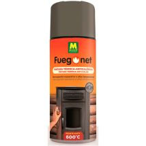 Fuego Net - Hitzebeständige Farbe, Grau, 400ml, Fuegonet Massó 06568