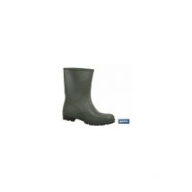 Halbrunder grüner PVC-Stiefel, Größe 46